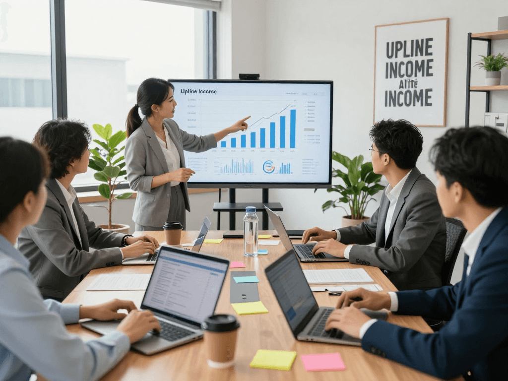 Collaborative meeting on XPAY33 australia financial strategies in a modern office
