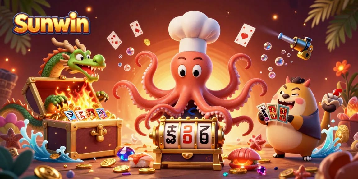 Experience thrilling slots at sunwin with vibrant characters and dynamic game elements in an immersive scene.