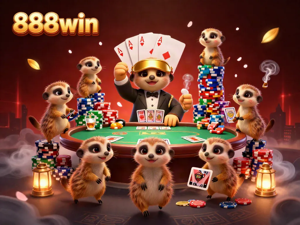 Experience thrilling action at 888win with meerkats managing an extravagant casino