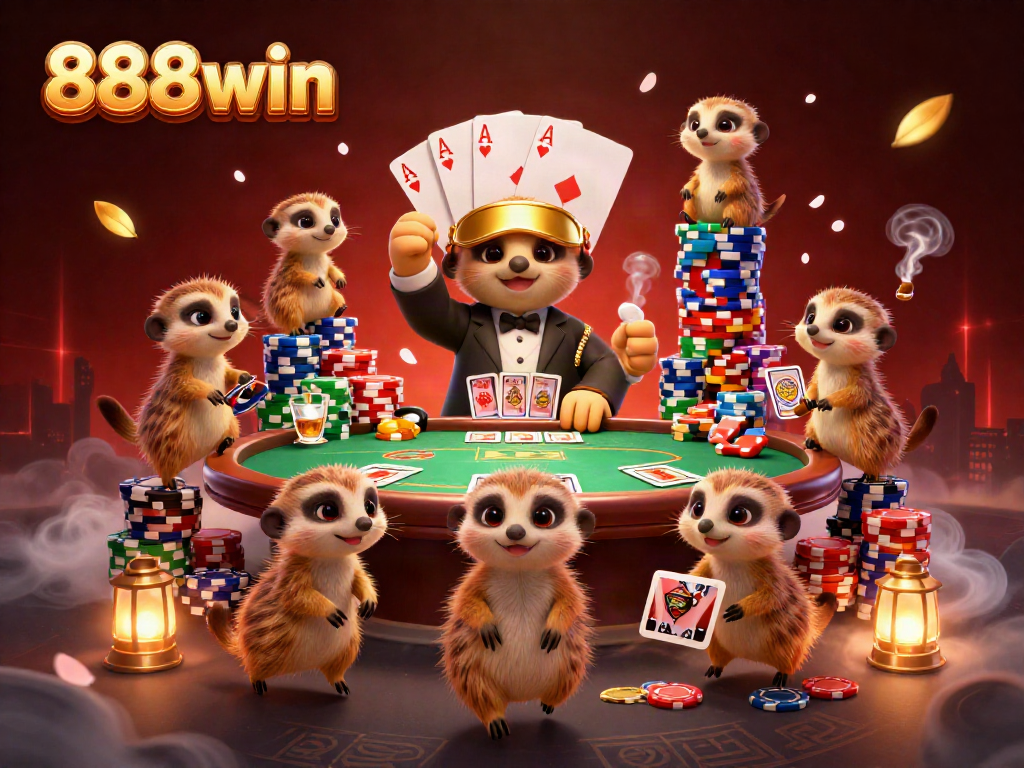 Experience thrilling action at 888win with meerkats managing an extravagant casino