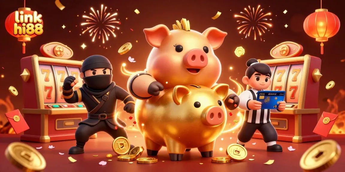 Experience big wins with link hi88 in this vibrant casino scene filled with golden rewards.
