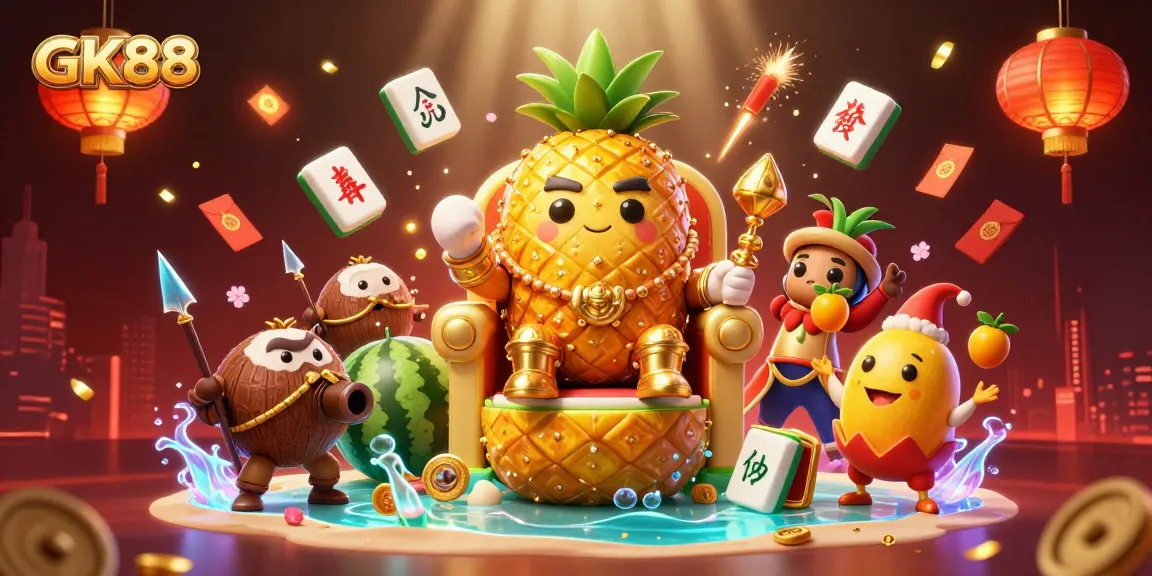 Engage in thrilling gameplay with GK88 featuring vibrant casino elements and characters.