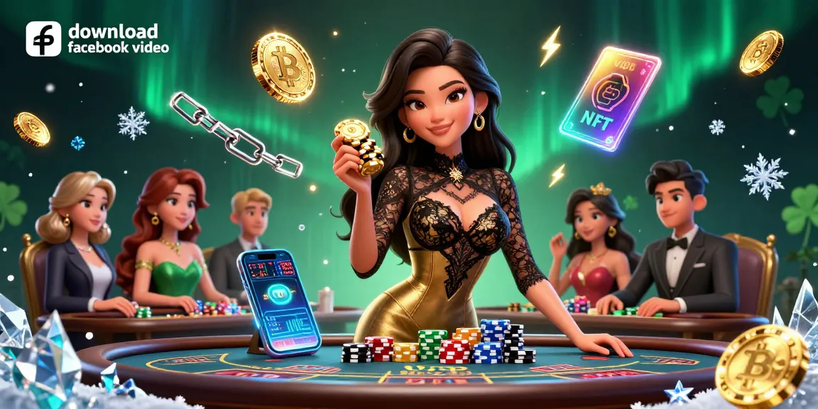 Download Facebook video seamlessly with our vibrant 3D gambling scene featuring exclusive casino elements.