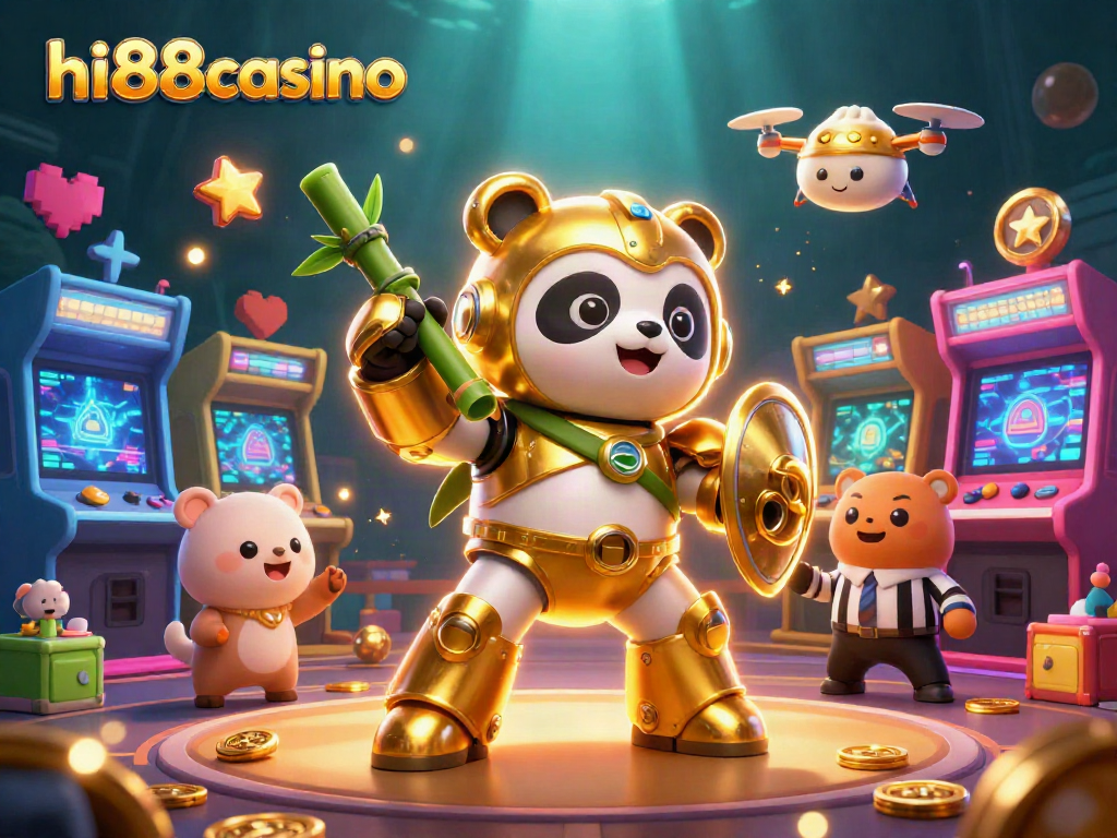 Experience hi88casino's vibrant casino gaming world with lively 3D characters in action.