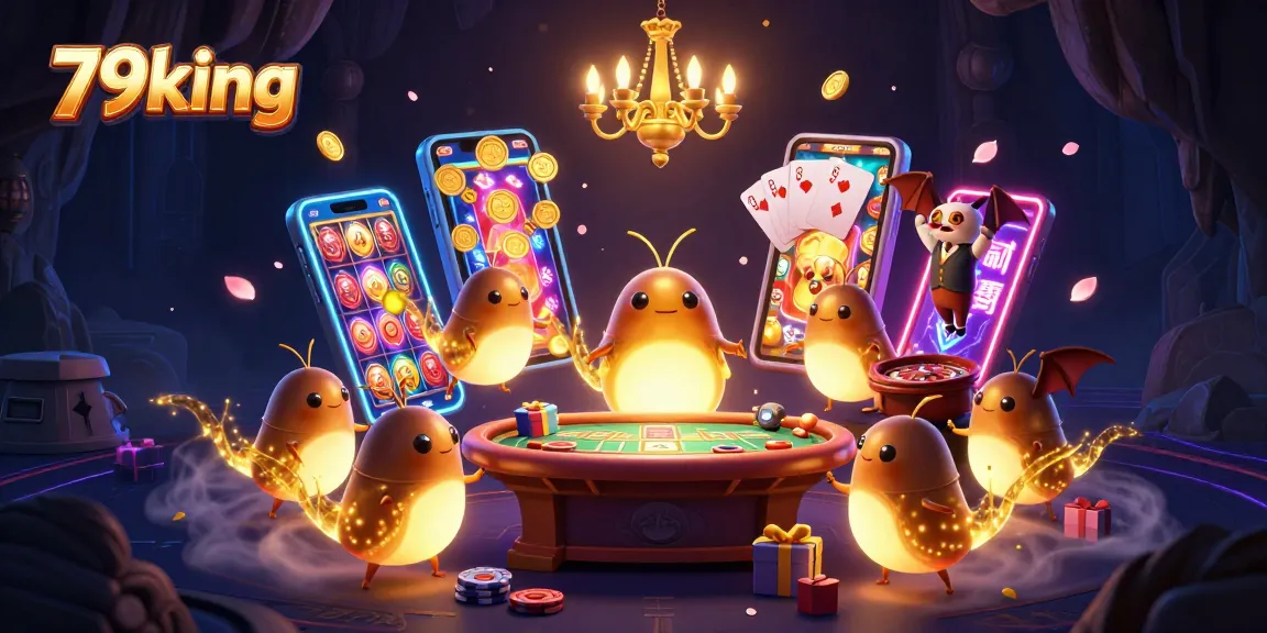 Play for big wins at 79king with illuminated games and glowing casino ambiance