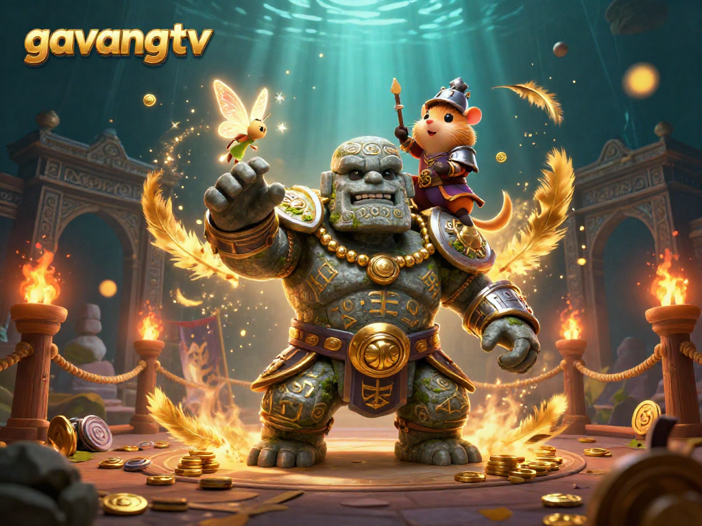 Experience the thrill of gavangtv with magical characters battling in a dazzling casino arena.