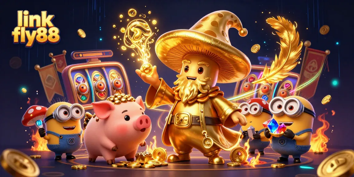Spin jackpots with link fly88 and win big with golden mushroom wizard magic.