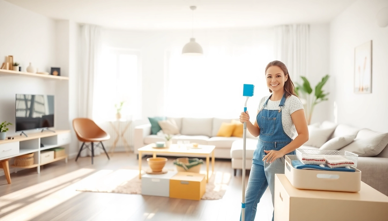Vad kostar hemstädning? Effektiv hemstädning presenterad i ett ljust och rent rum.