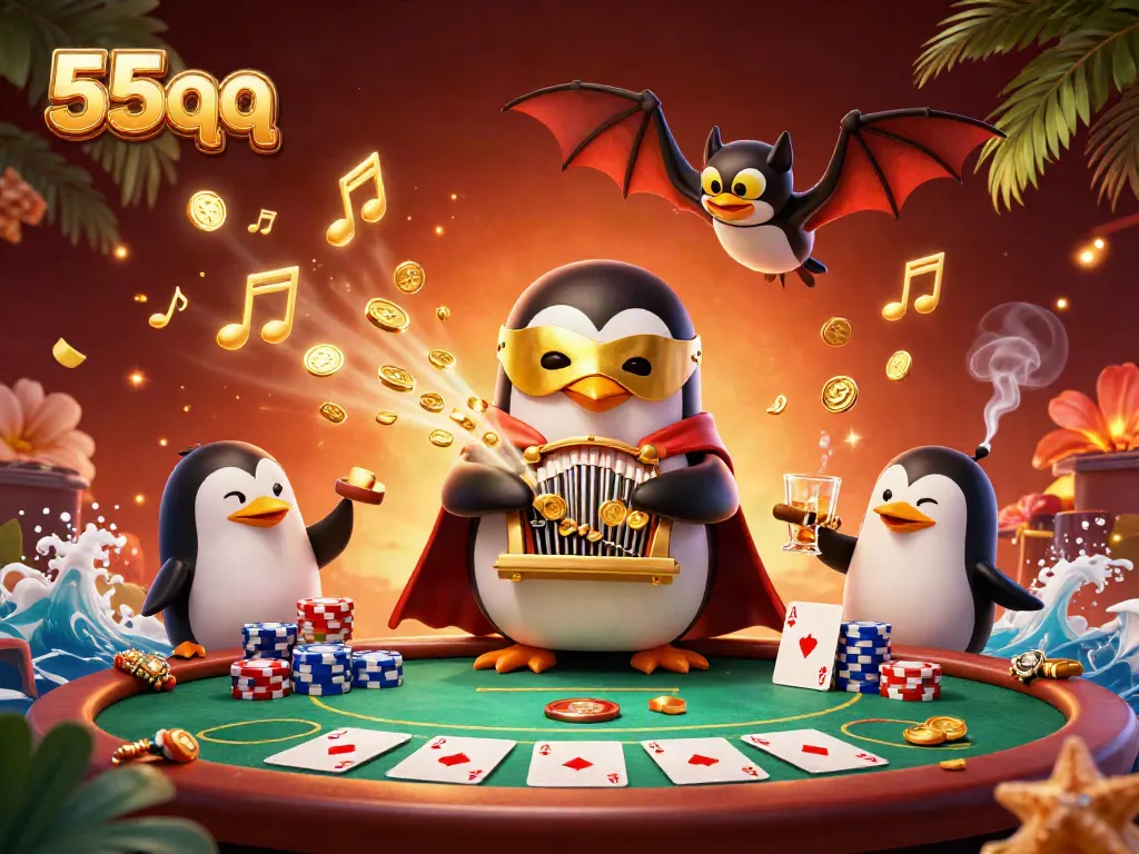 Experience exciting gameplay at 55qq with a vibrant casino scene featuring interactive characters and elements.
