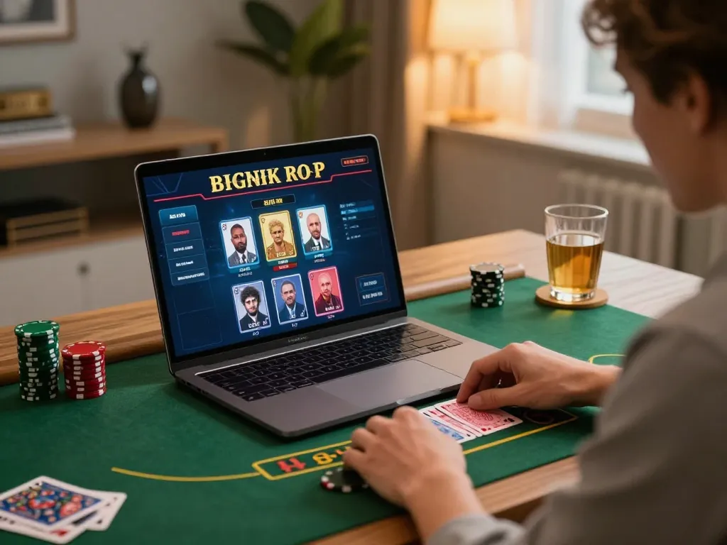 Nohu players strategizing during an intense online blackjack game.