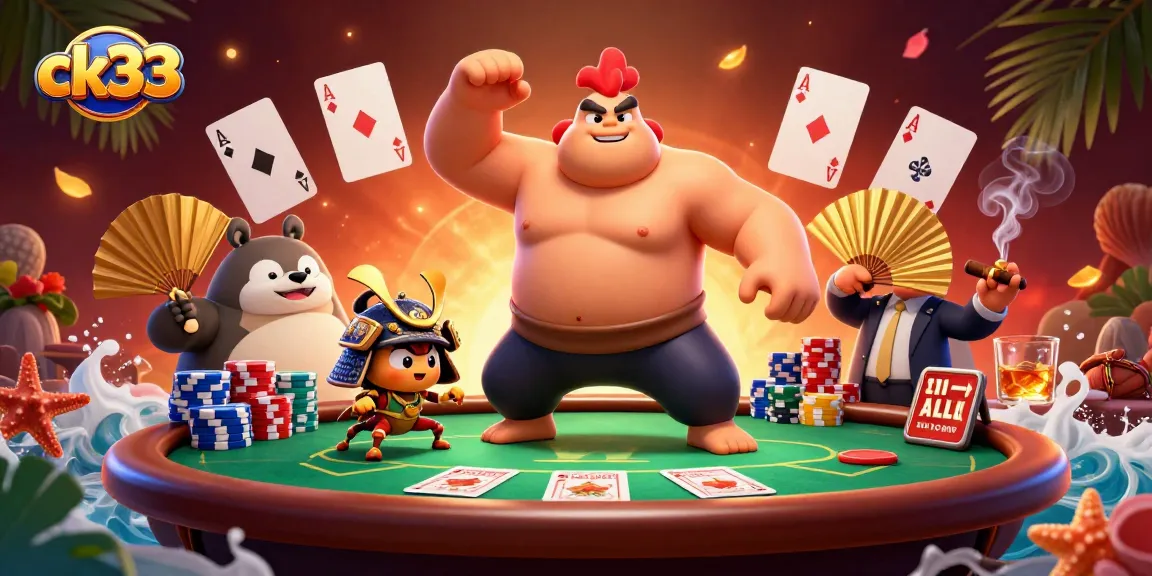 Experience the thrill of ck33 casino games with dynamic poker action under vibrant lights.