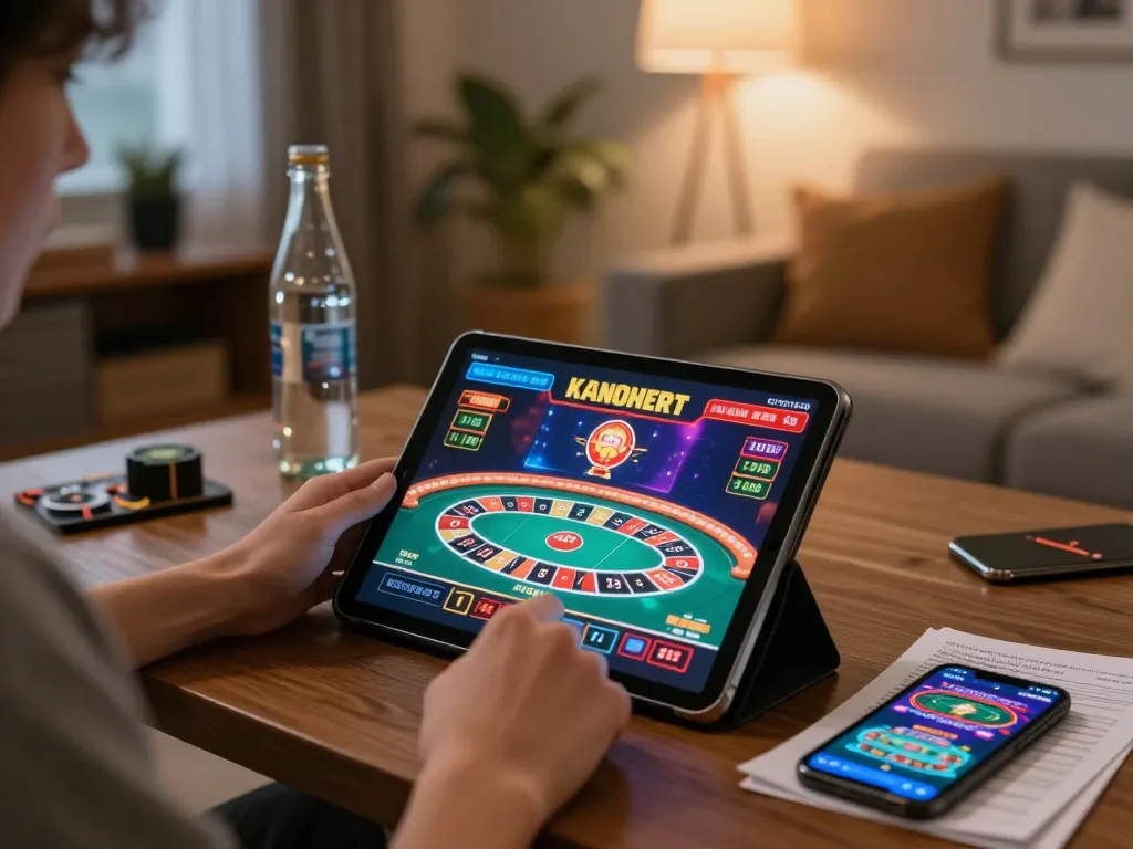 Play roulette online at yo88 with vibrant graphics and comfortable setup in a cozy home.