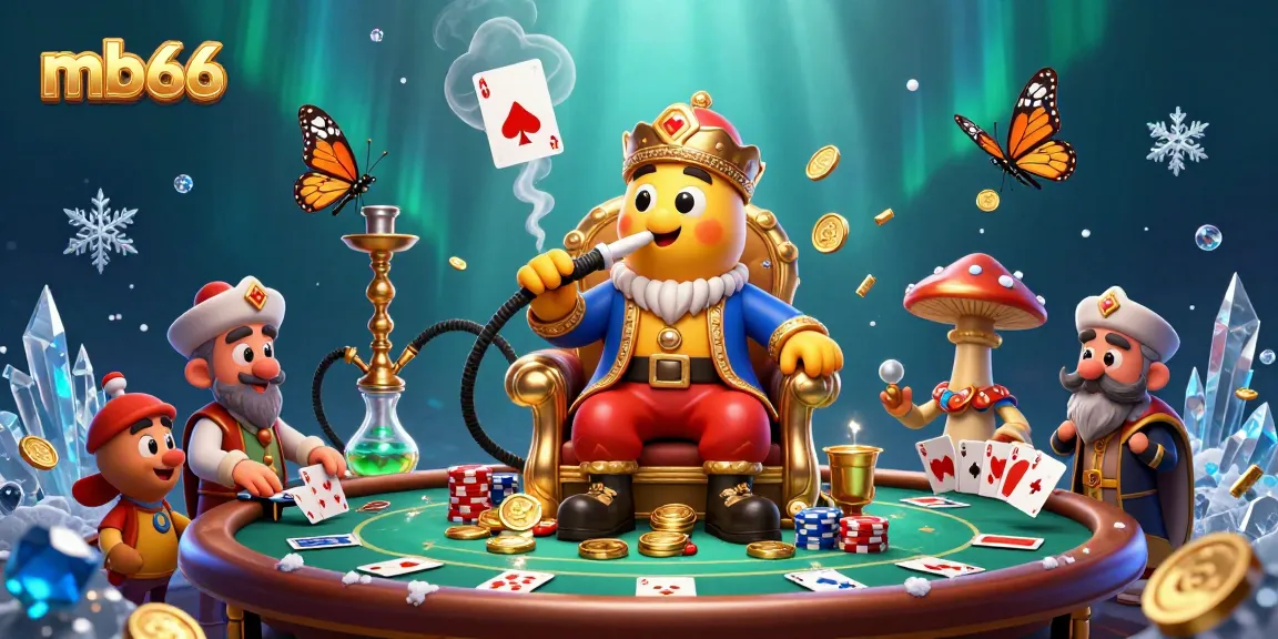 Engage with mb66's vibrant casino scene showcasing a hookah-master and poker themes.
