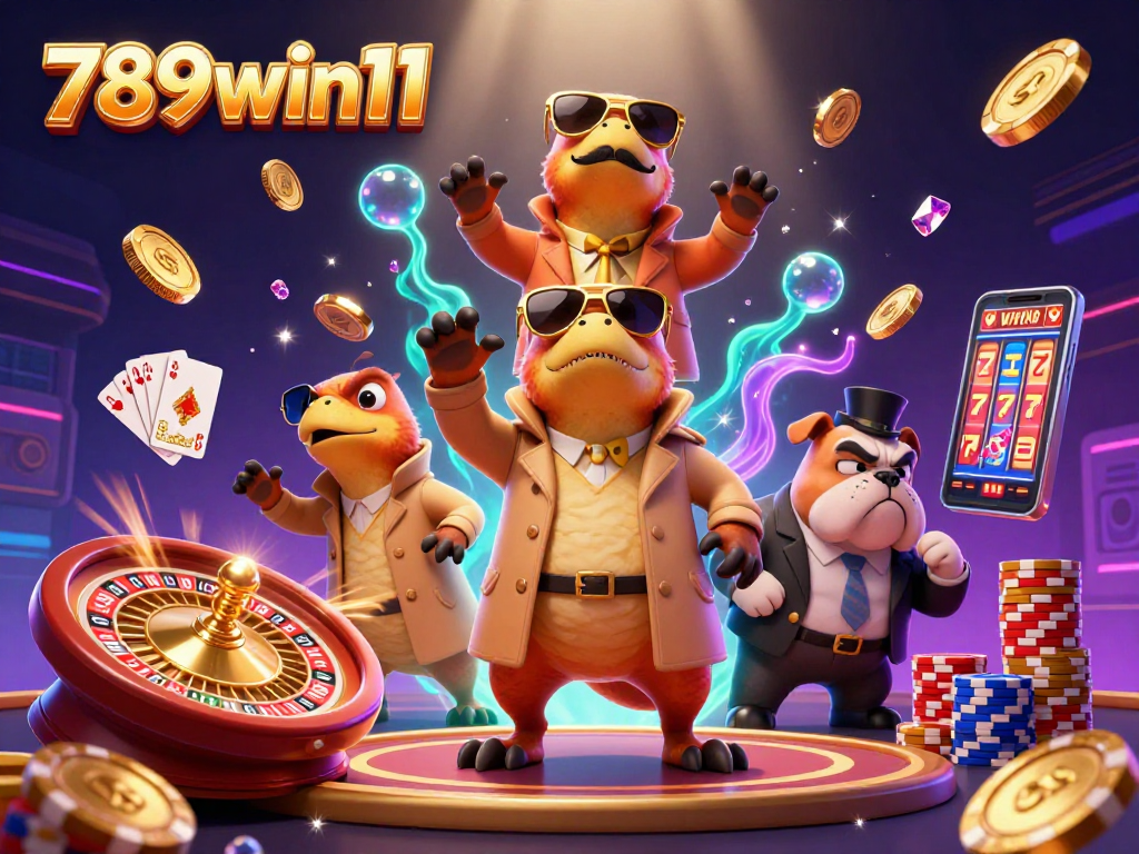 Catch the excitement of 789win11 as raptors sneak into a VIP casino while treasures rain down!