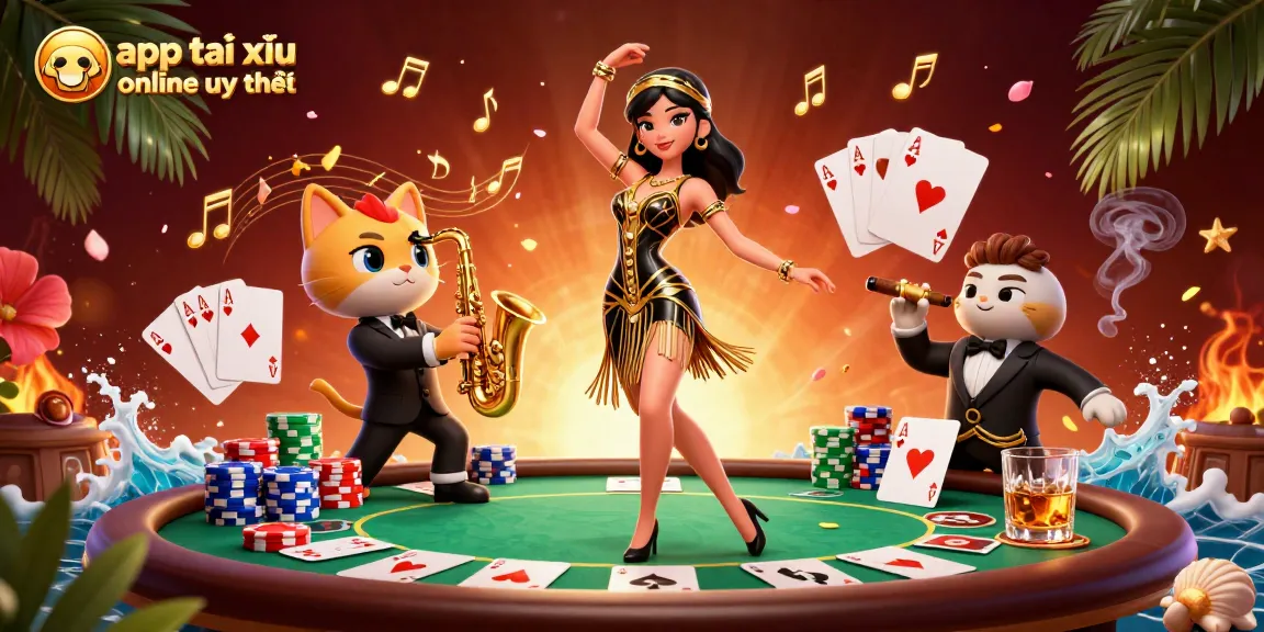 Experience thrilling moments with app tài xỉu online uy tín in a vibrant casino scene.