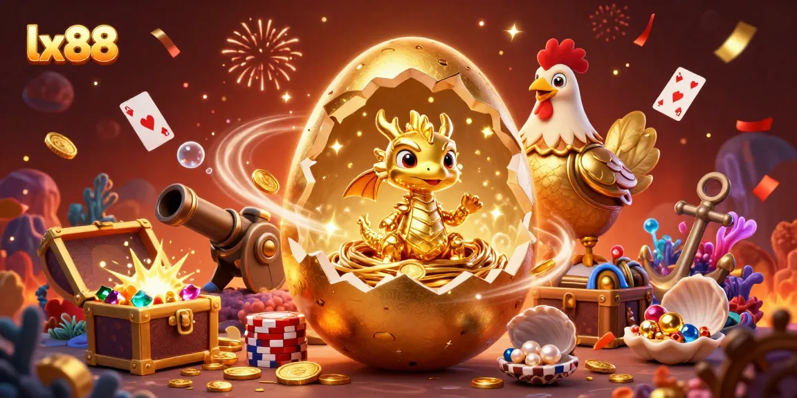Experience thrilling wins with lx88 at a vibrant online casino showcasing a dazzling dragon scene with poker chips.