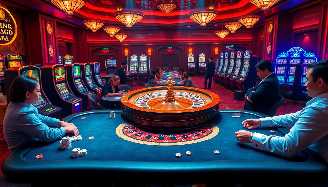 Experience the thrill of gambling with "Link vào xo88" in a luxurious casino setting filled with excitement.