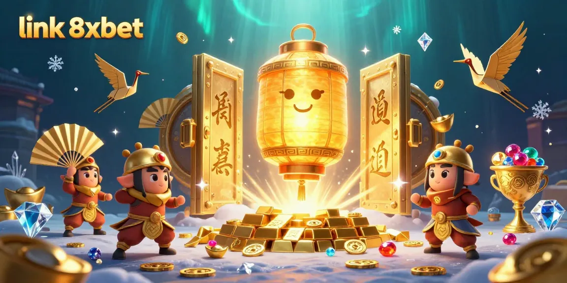 Experience the thrill of gaming with link 8xbet in this vibrant 3D casino illustration.