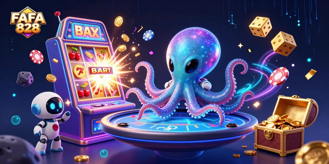 Experience fun gameplay with FAFA 828's exciting slot machines and alien-themed features.