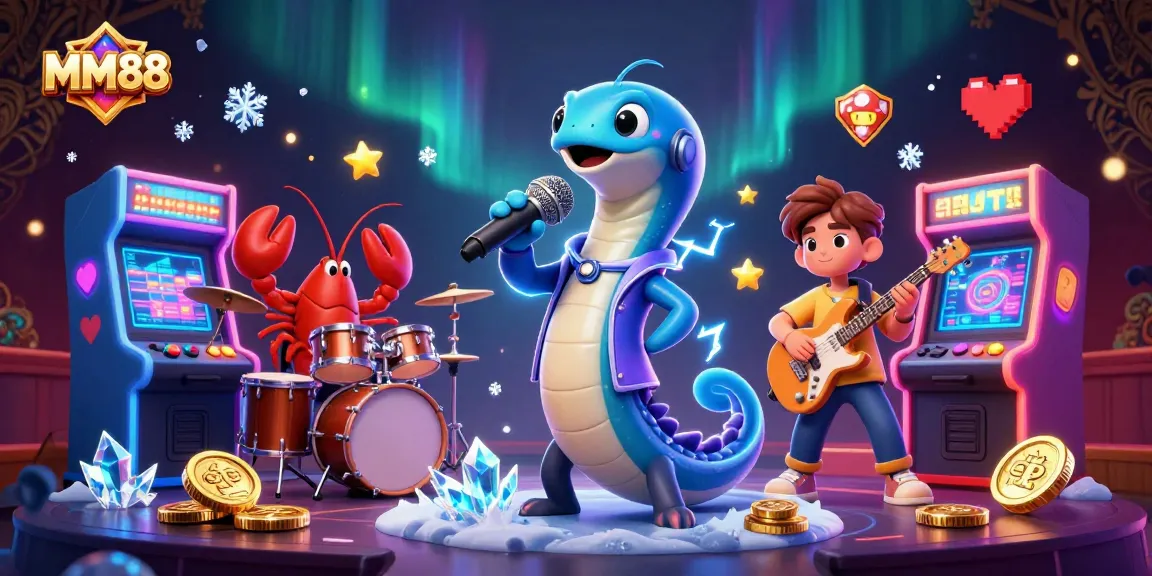Experience the exciting world of MM88 with a vibrant underwater casino scene featuring fun gaming elements.