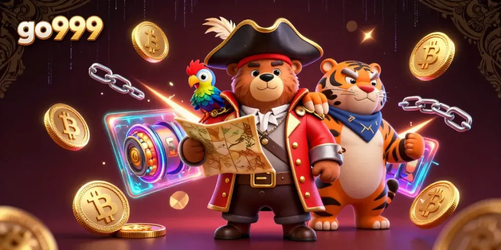 Win thrilling rewards at go999 with dramatic 3D casino scenes featuring dynamic characters and vibrant elements.