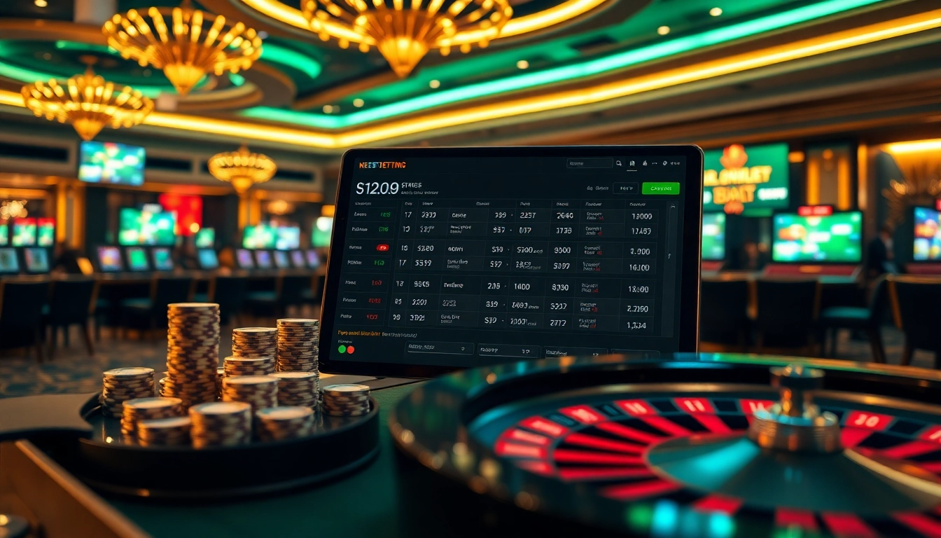 Experience real-time betting with tỷ số trực tuyến 7m nhanh nhất in a thrilling casino atmosphere featuring online betting interfaces.